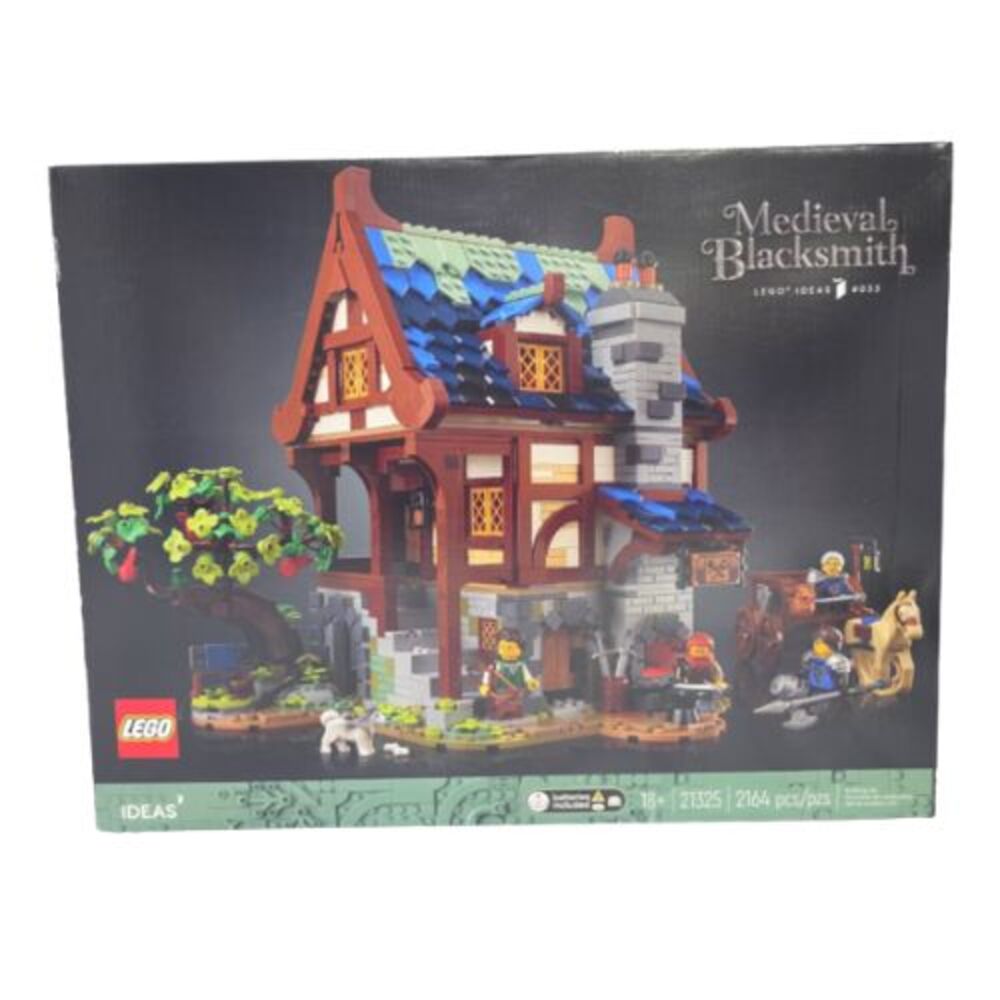 Lego Ideas Medieval Blacksmith Set 21325 Brand New Sealed Retired